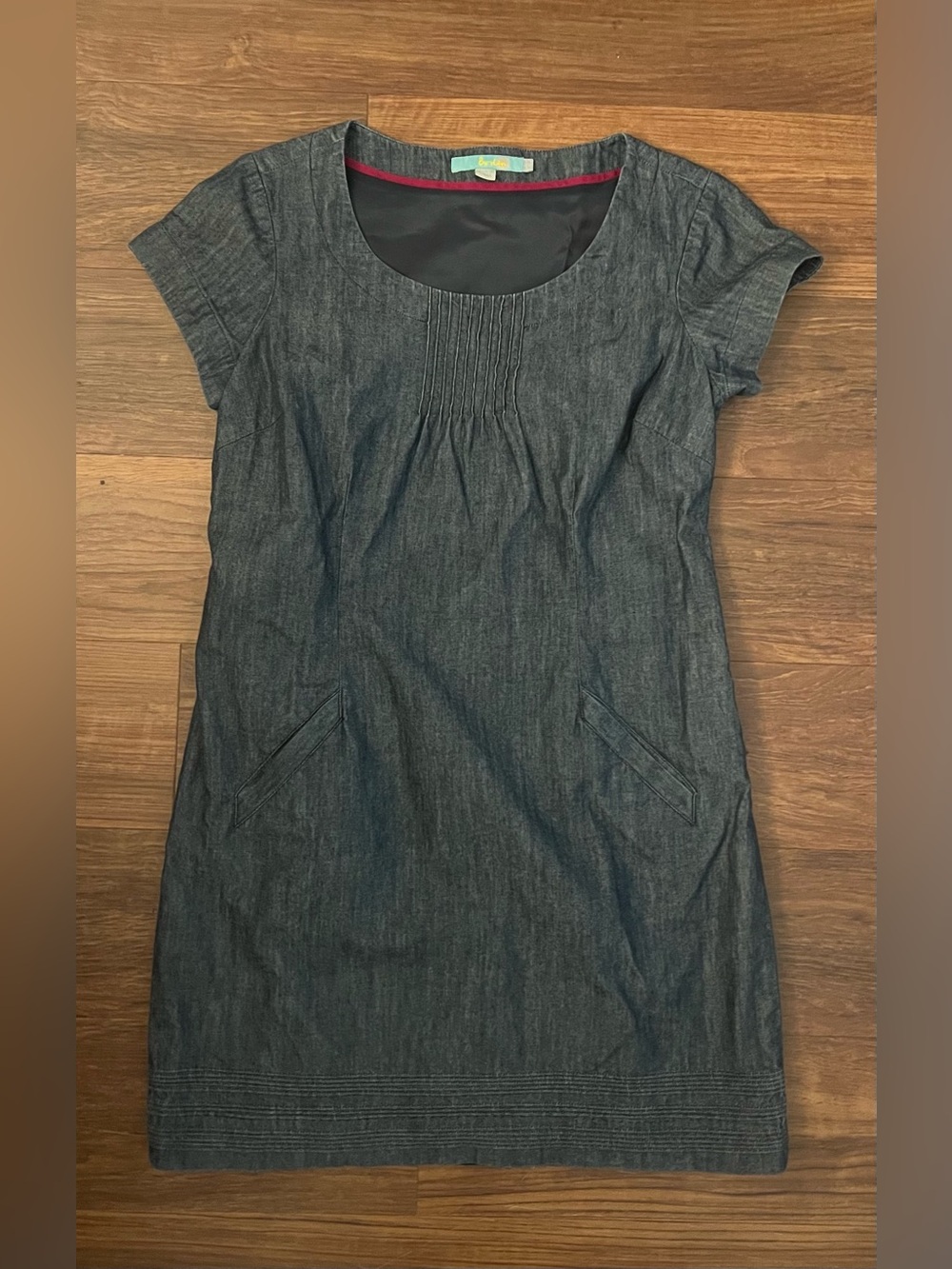 Boden Chambray Denim Dress size 6p